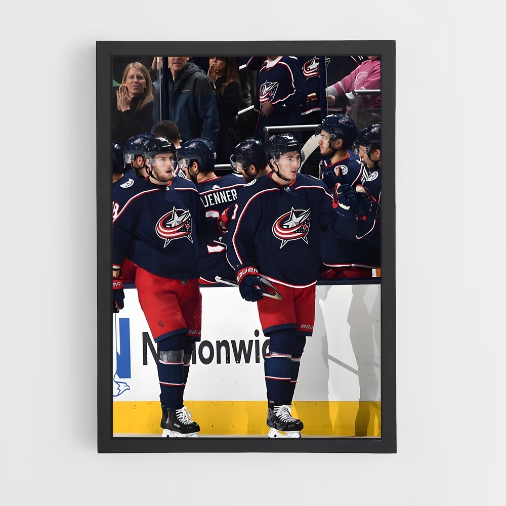 Poster Vers le Playoff – affiche Hockey sur glace (vue 2)